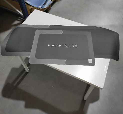 Alfombras antideslizantes gris cocina 2und