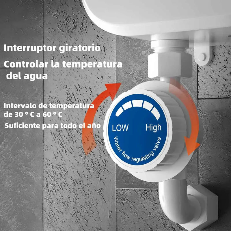 Calentador de agua eléctrico instantáneo de 3500W